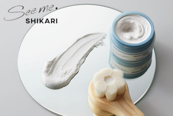 SHIKARIブライトニング洗顔パック本品＋ブラシ52％OFF！世界初10
